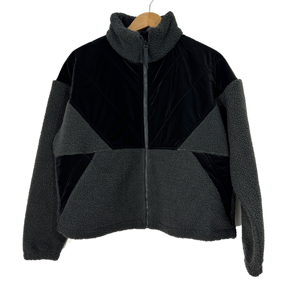 Columbia Women’s Size Large Shark Gray Uphill Edge Fleece Full Zip Jacket New